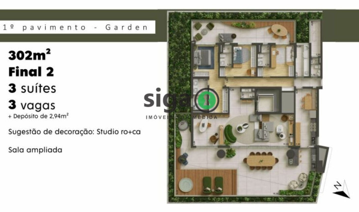 Imagem Apartamento com 3 Quartos à Venda, 302 m² em Brooklin - São Paulo Imagem Apartamento com 3 Quartos à Venda, 302 m² em Brooklin - São Paulo