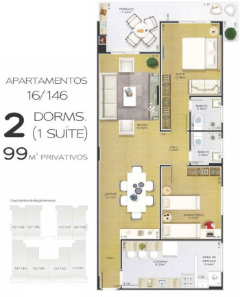 Imagem Apartamento com 2 Quartos à Venda, 100 m² em Guilhermina - Praia Grande Imagem Apartamento com 2 Quartos à Venda, 100 m² em Guilhermina - Praia Grande