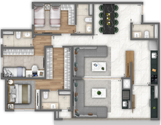 Imagem Apartamento com 2 Quartos à Venda, 71 m² em Chácara Klabin - São Paulo