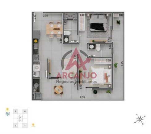 Imagem Cobertura com 2 Quartos à Venda, 106 m² em Itagua - Ubatuba Imagem Cobertura com 2 Quartos à Venda, 106 m² em Itagua - Ubatuba