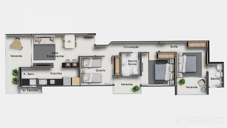 Imagem Apartamento com 2 Quartos à Venda, 68 m² em Centro - Guarapari