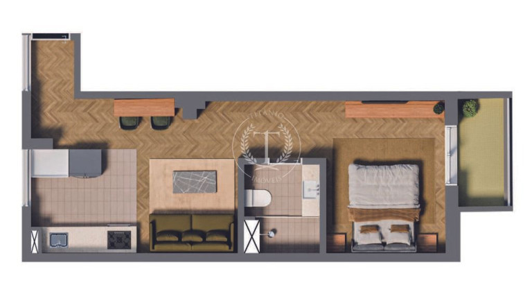 Imagem Apartamento com 1 Quarto à Venda, 26 m² em Centro - São Paulo Imagem Apartamento com 1 Quarto à Venda, 26 m² em Centro - São Paulo