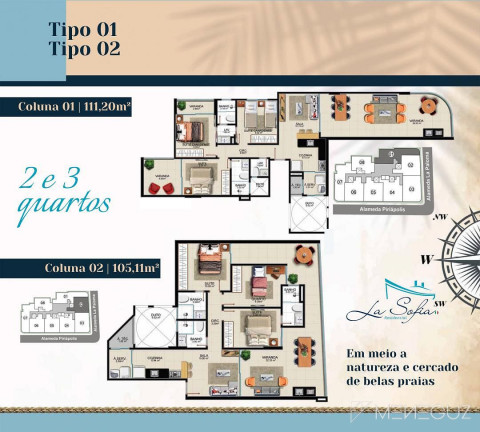 Imagem Apartamento com 2 Quartos à Venda, 86 m² em Enseada Azul - Guarapari