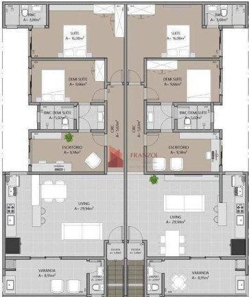Imagem Apartamento com 3 Quartos à Venda, 137 m² em Ressacada - Itajaí Imagem Apartamento com 3 Quartos à Venda, 137 m² em Ressacada - Itajaí