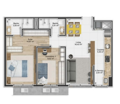 Imagem Apartamento com 3 Quartos à Venda, 88 m² em Petrópolis - Porto Alegre Imagem Apartamento com 3 Quartos à Venda, 88 m² em Petrópolis - Porto Alegre