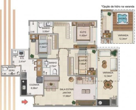 Imagem Imóvel com 2 Quartos à Venda, 172 m² em Recreio Dos Bandeirantes - Rio De Janeiro