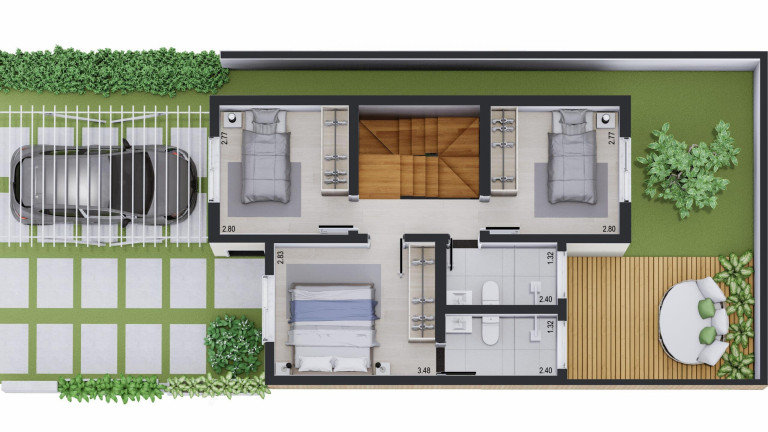 Imagem Casa com 3 Quartos à Venda, 96 m² em Nova Odessa Imagem Casa com 3 Quartos à Venda, 96 m² em Nova Odessa