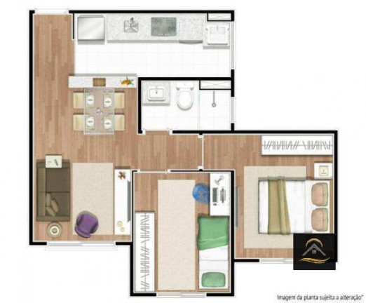 Imagem Apartamento com 2 Quartos à Venda, 43 m² em Jaraguá - São Paulo