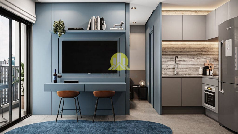 Imagem Studio com 1 Quarto à Venda, 34 m² em água Verde - Curitiba Imagem Studio com 1 Quarto à Venda, 34 m² em água Verde - Curitiba
