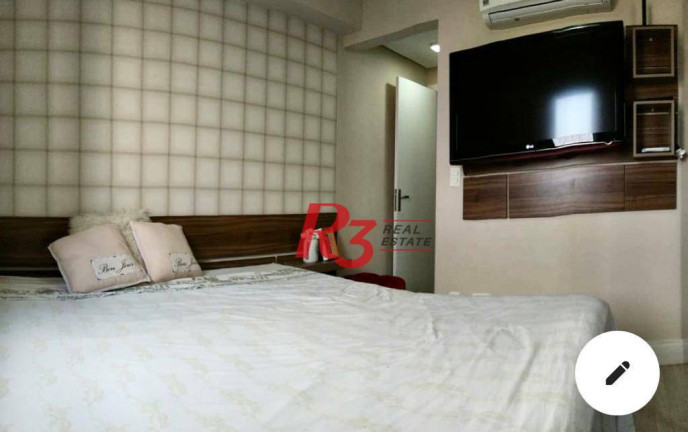 Imagem Apartamento com 3 Quartos para Alugar, 80 m² em Gonzaga - Santos Imagem Apartamento com 3 Quartos para Alugar, 80 m² em Gonzaga - Santos