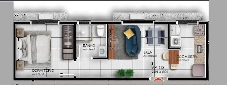 Imagem Apartamento com 1 Quarto à Venda, 46 m² em Camobi - Santa Maria Imagem Apartamento com 1 Quarto à Venda, 46 m² em Camobi - Santa Maria