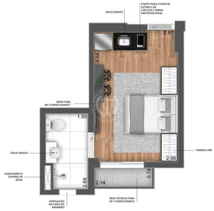 Imagem Apartamento com 1 Quarto à Venda, 23 m² em Vila Madalena - São Paulo Imagem Apartamento com 1 Quarto à Venda, 23 m² em Vila Madalena - São Paulo