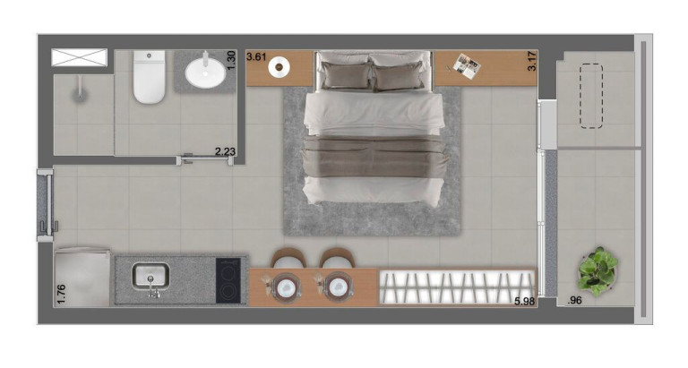 Imagem Loft com 1 Quarto à Venda, 31 m² em Vila Mariana - São Paulo Imagem Loft com 1 Quarto à Venda, 31 m² em Vila Mariana - São Paulo