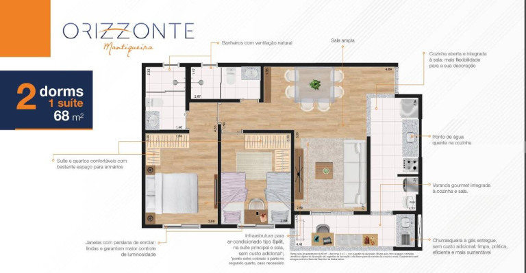 Imagem Apartamento com 2 Quartos à Venda, em Vila São Geraldo - Taubaté Imagem Apartamento com 2 Quartos à Venda, em Vila São Geraldo - Taubaté