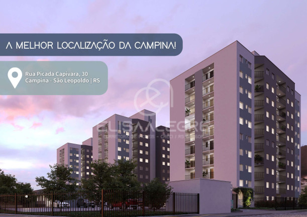 Imagem Apartamento com 2 Quartos à Venda, 54 m² em Campina - São Leopoldo