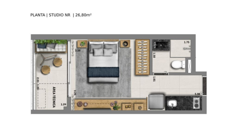 Imagem Studio com 1 Quarto à Venda, 26 m² em Vila Mariana - São Paulo Imagem Studio com 1 Quarto à Venda, 26 m² em Vila Mariana - São Paulo