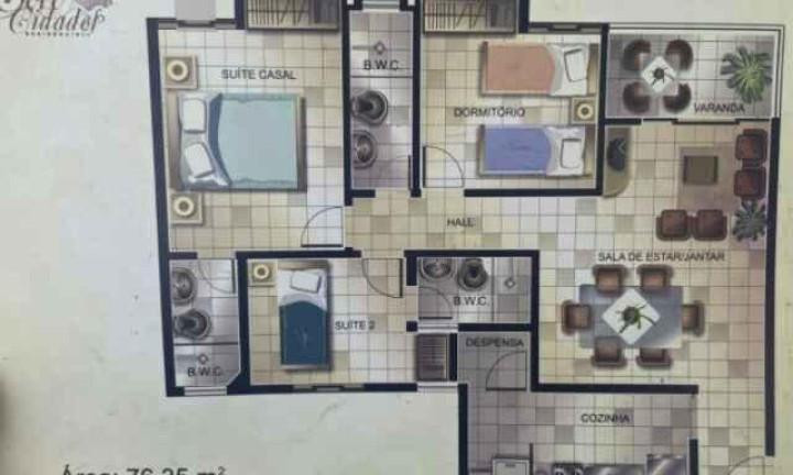 Imagem Apartamento com 3 Quartos à Venda, em Horto - Teresina Imagem Apartamento com 3 Quartos à Venda, em Horto - Teresina