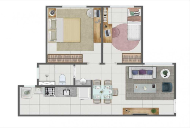 Imagem Apartamento com 2 Quartos à Venda, 40 m² em Jardim Paraíso - Jacareí Imagem Apartamento com 2 Quartos à Venda, 40 m² em Jardim Paraíso - Jacareí