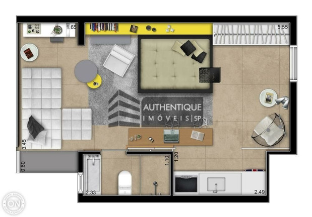 Imagem Apartamento com 1 Quarto à Venda, 35 m² em Vila Olímpia - São Paulo Imagem Apartamento com 1 Quarto à Venda, 35 m² em Vila Olímpia - São Paulo