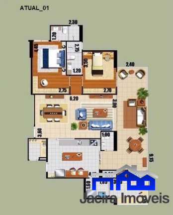 Imagem Apartamento com 2 Quartos à Venda, 110 m² em Gonzaga - Santos Imagem Apartamento com 2 Quartos à Venda, 110 m² em Gonzaga - Santos