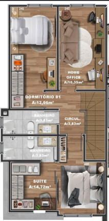 Imagem Sobrado com 3 Quartos à Venda, 116 m² Imagem Sobrado com 3 Quartos à Venda, 116 m²