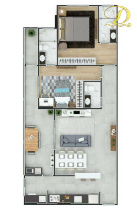 Imagem Apartamento com 2 Quartos à Venda, 88 m² em Canto Do Forte - Praia Grande