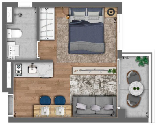 Studio com 1 Quarto à Venda, 25 m² em Pinheiros - São Paulo