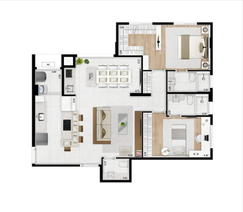 Imagem Imóvel com 3 Quartos à Venda, 86 m² em Santa Paula - São Caetano Do Sul Imagem Imóvel com 3 Quartos à Venda, 86 m² em Santa Paula - São Caetano Do Sul