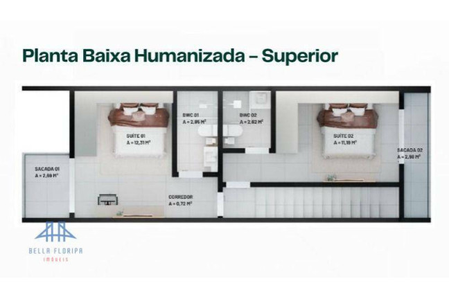 Imagem Sobrado com 2 Quartos à Venda, 74 m² em Areias - São José Imagem Sobrado com 2 Quartos à Venda, 74 m² em Areias - São José