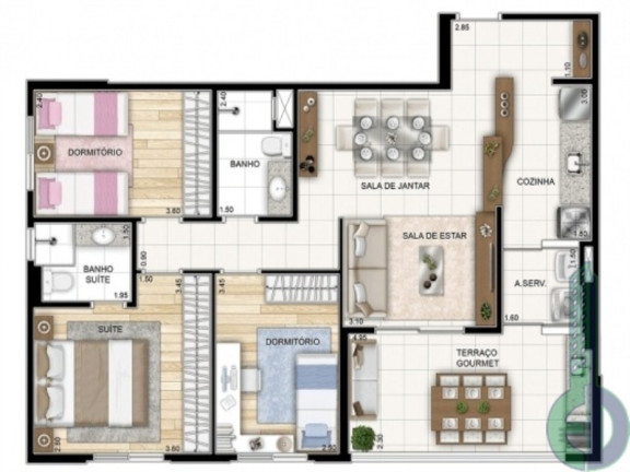 Imagem Imóvel com 3 Quartos à Venda, 89 m² em Santa Paula - São Caetano Do Sul Imagem Imóvel com 3 Quartos à Venda, 89 m² em Santa Paula - São Caetano Do Sul