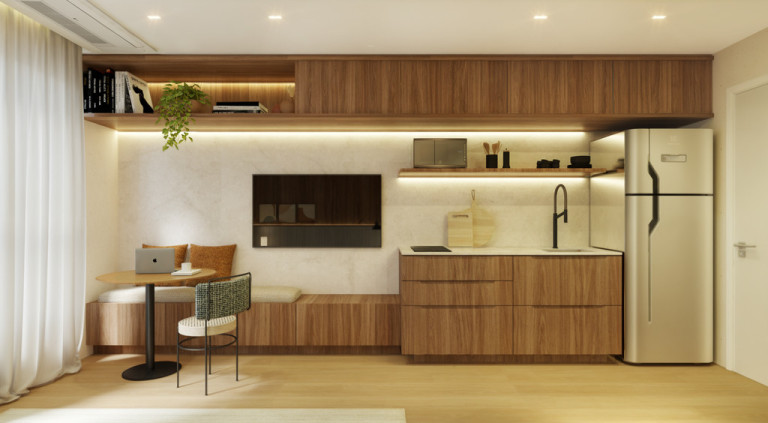 Imagem Apartamento com 1 Quarto à Venda, 38 m² em Bigorrilho - Curitiba