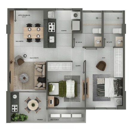 Imagem Apartamento com 3 Quartos à Venda, 88 m² em Jardim Cidade Universitária - João Pessoa Imagem Apartamento com 3 Quartos à Venda, 88 m² em Jardim Cidade Universitária - João Pessoa