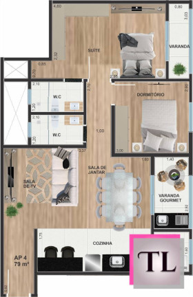 Imagem Apartamento com 3 Quartos à Venda, 70 m² em Vila Togni - Poços De Caldas Imagem Apartamento com 3 Quartos à Venda, 70 m² em Vila Togni - Poços De Caldas