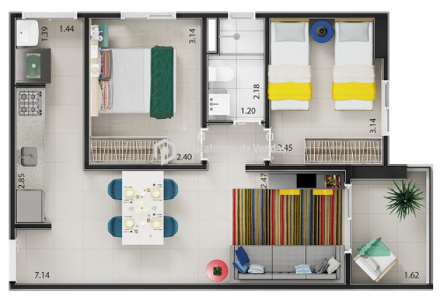 Imagem Apartamento com 1 Quarto à Venda, 41 m² em Jardim Avelino - São Paulo