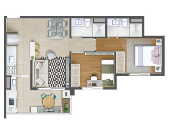 Imagem Apartamento com 2 Quartos à Venda, 60 m² em Butantã - São Paulo Imagem Apartamento com 2 Quartos à Venda, 60 m² em Butantã - São Paulo