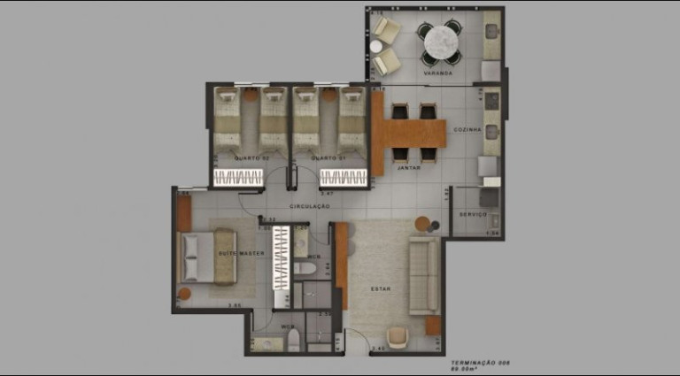 Imagem Apartamento com 3 Quartos à Venda, 110 m² em Jatiúca - Maceió
