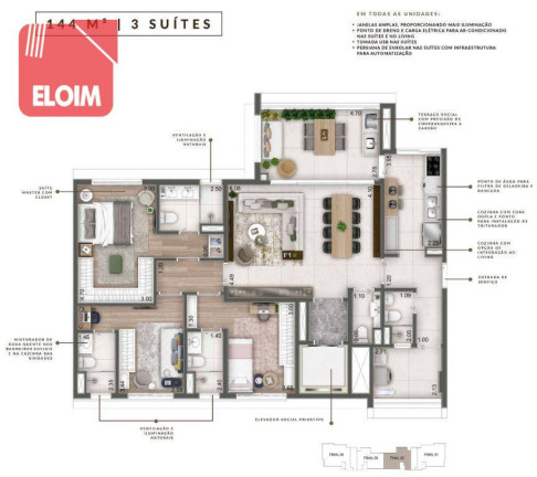 Imagem Apartamento com 3 Quartos à Venda, 144 m² em Perdizes - São Paulo Imagem Apartamento com 3 Quartos à Venda, 144 m² em Perdizes - São Paulo