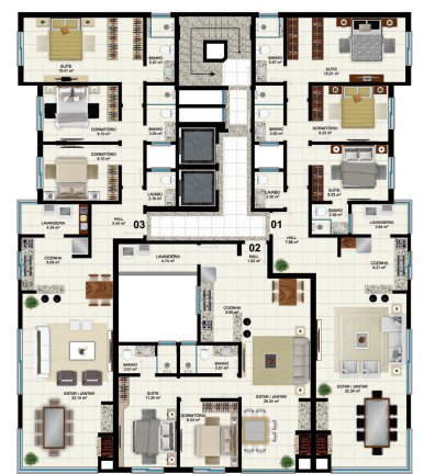 Imagem Apartamento com 3 Quartos à Venda, 123 m² em Navegantes - Capão Da Canoa Imagem Apartamento com 3 Quartos à Venda, 123 m² em Navegantes - Capão Da Canoa
