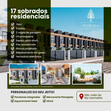 Casa à Venda, 72 m² em Ingleses Do Rio Vermelho