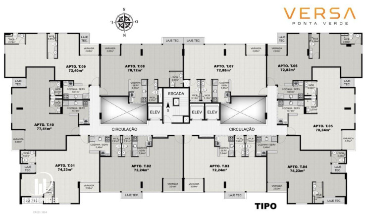 Imagem Apartamento com 2 Quartos à Venda, 70 m² em Ponta Verde - Maceió Imagem Apartamento com 2 Quartos à Venda, 70 m² em Ponta Verde - Maceió
