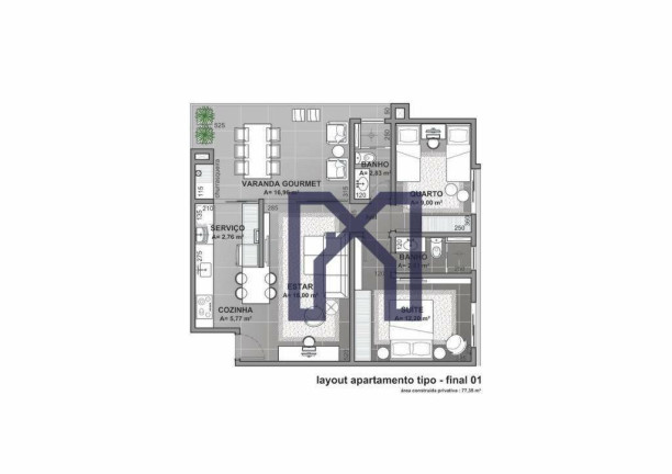 Imagem Apartamento com 2 Quartos à Venda, 73 m² em Varginha - Itajubá Imagem Apartamento com 2 Quartos à Venda, 73 m² em Varginha - Itajubá