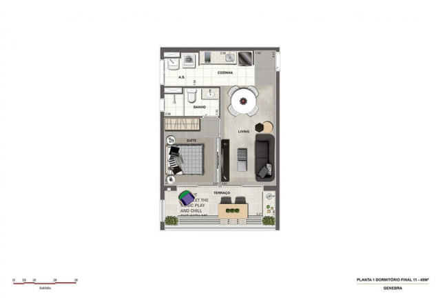 Imagem Imóvel com 1 Quarto à Venda, 49 m² em Centro - São Paulo Imagem Imóvel com 1 Quarto à Venda, 49 m² em Centro - São Paulo