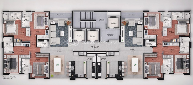 Imagem Apartamento com 4 Quartos à Venda, 238 m² em Centro - Balneário Camboriú Imagem Apartamento com 4 Quartos à Venda, 238 m² em Centro - Balneário Camboriú