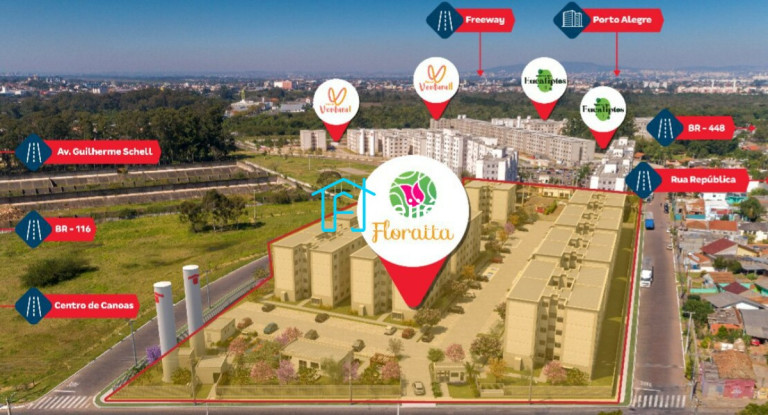 Imagem Apartamento com 2 Quartos à Venda, 41 m² em Mato Grande - Canoas