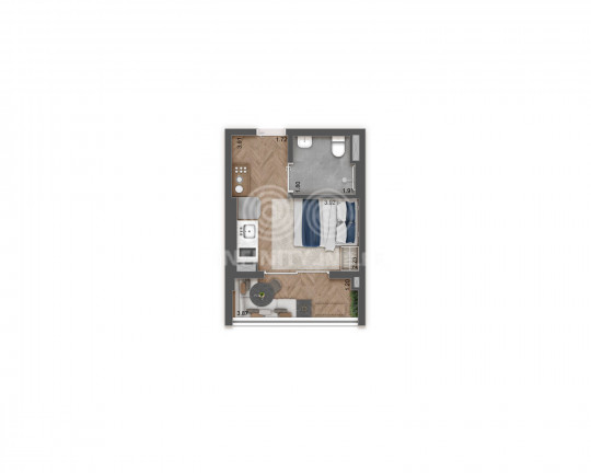 Imagem Apartamento com 1 Quarto à Venda, 24 m² em Alto Da Mooca - São Paulo
