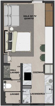 Apartamento com 1 Quarto à Venda, 46 m² em Centro - Foz Do Iguaçu