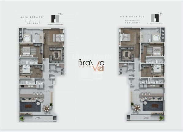 Imagem Apartamento com 3 Quartos à Venda, 161 m² em Praia Brava - Itajaí