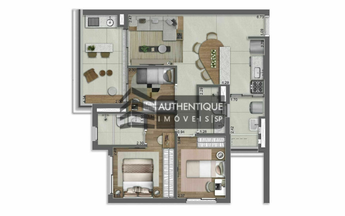 Imagem Apartamento com 1 Quarto à Venda, 34 m² em Alto Da Boa Vista - São Paulo Imagem Apartamento com 1 Quarto à Venda, 34 m² em Alto Da Boa Vista - São Paulo