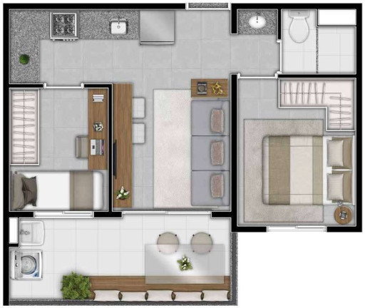 Imagem Apartamento com 1 Quarto à Venda, 37 m² em Santana - São Paulo Imagem Apartamento com 1 Quarto à Venda, 37 m² em Santana - São Paulo