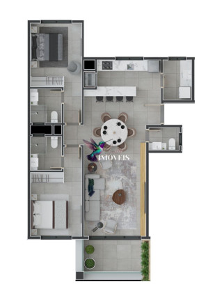 Imagem Apartamento com 2 Quartos à Venda, 89 m² em Centro - Torres Imagem Apartamento com 2 Quartos à Venda, 89 m² em Centro - Torres
